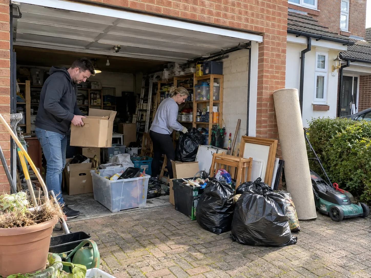 garage clearance going on